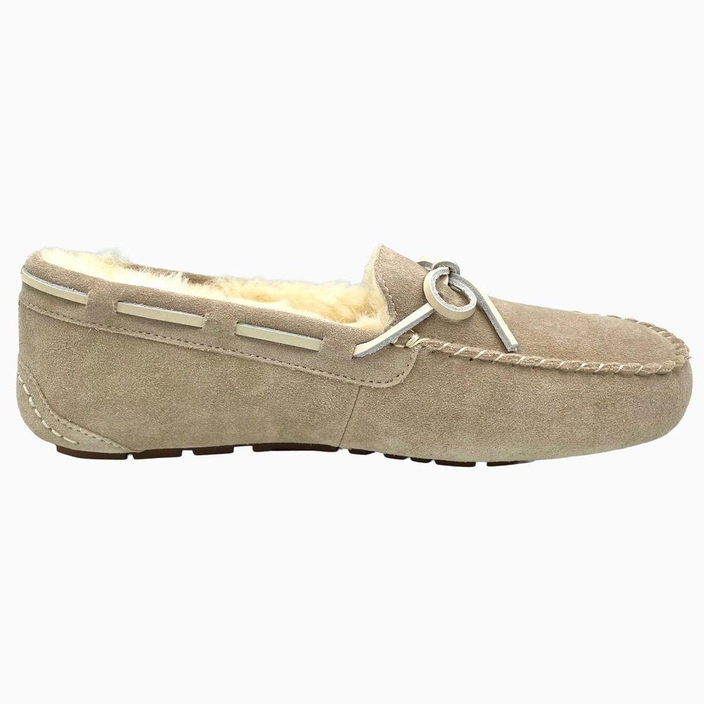 Australia Luxe Collective Prost Slippers 10 Beige Shearling Moccasin NWOB - Picture 3 of 11